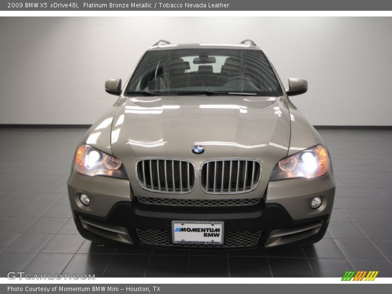 Platinum Bronze Metallic / Tobacco Nevada Leather 2009 BMW X5 xDrive48i
