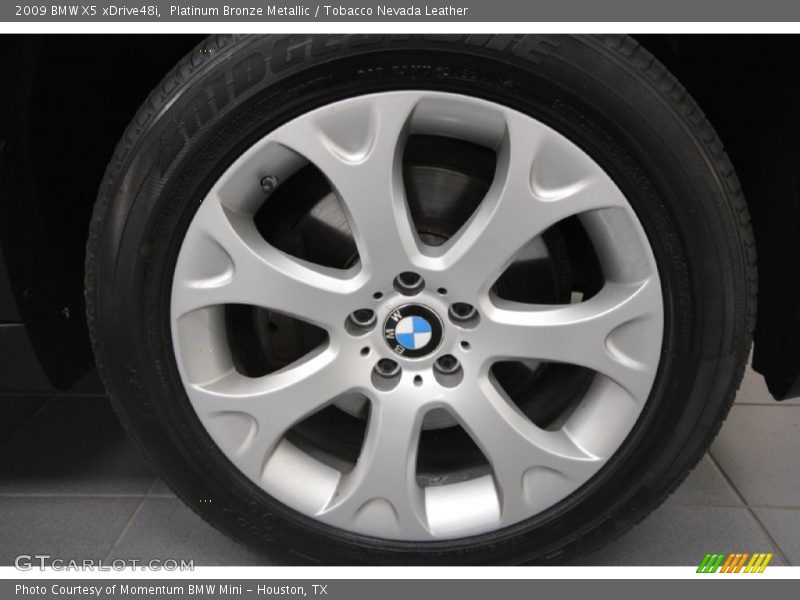 Platinum Bronze Metallic / Tobacco Nevada Leather 2009 BMW X5 xDrive48i