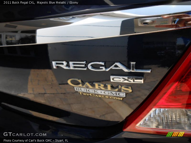 Majestic Blue Metallic / Ebony 2011 Buick Regal CXL