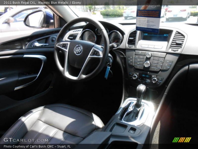 Majestic Blue Metallic / Ebony 2011 Buick Regal CXL