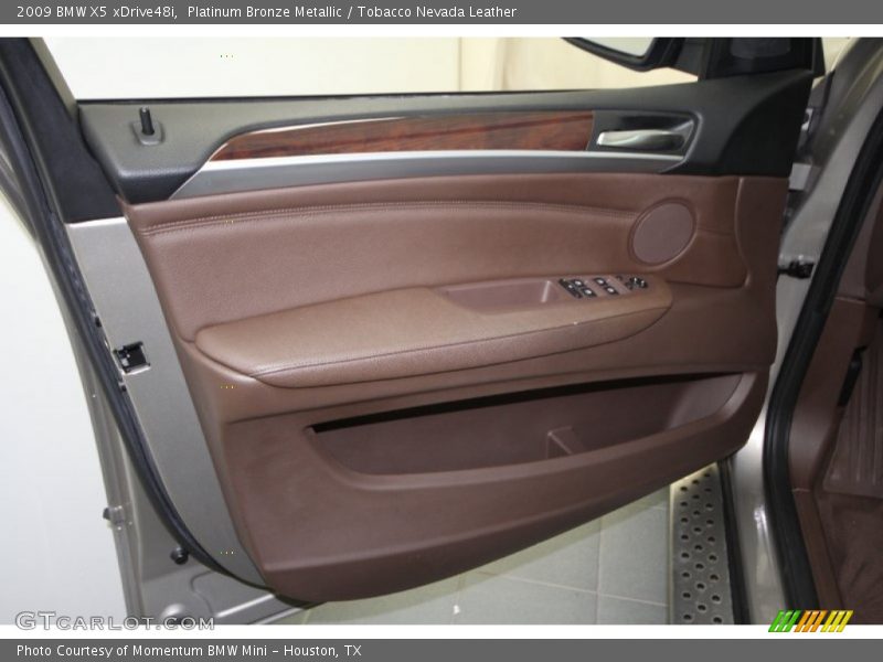 Platinum Bronze Metallic / Tobacco Nevada Leather 2009 BMW X5 xDrive48i