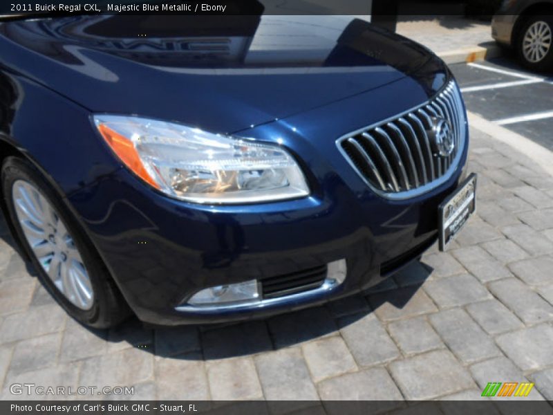 Majestic Blue Metallic / Ebony 2011 Buick Regal CXL