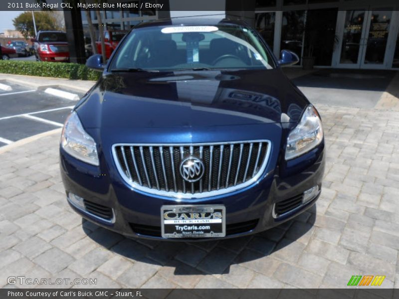 Majestic Blue Metallic / Ebony 2011 Buick Regal CXL