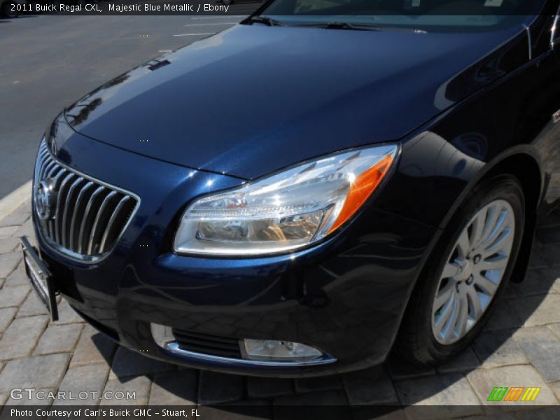 Majestic Blue Metallic / Ebony 2011 Buick Regal CXL