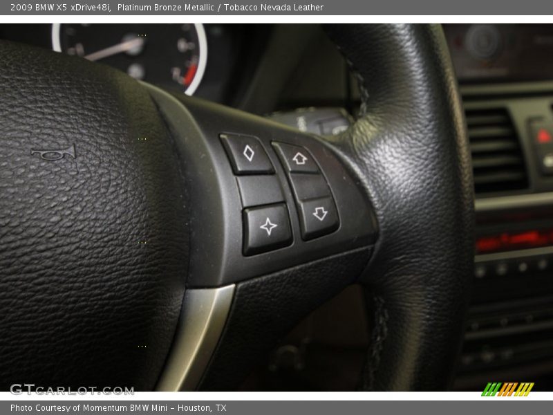 Platinum Bronze Metallic / Tobacco Nevada Leather 2009 BMW X5 xDrive48i