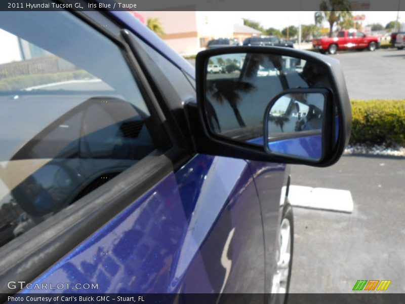 Iris Blue / Taupe 2011 Hyundai Tucson GL