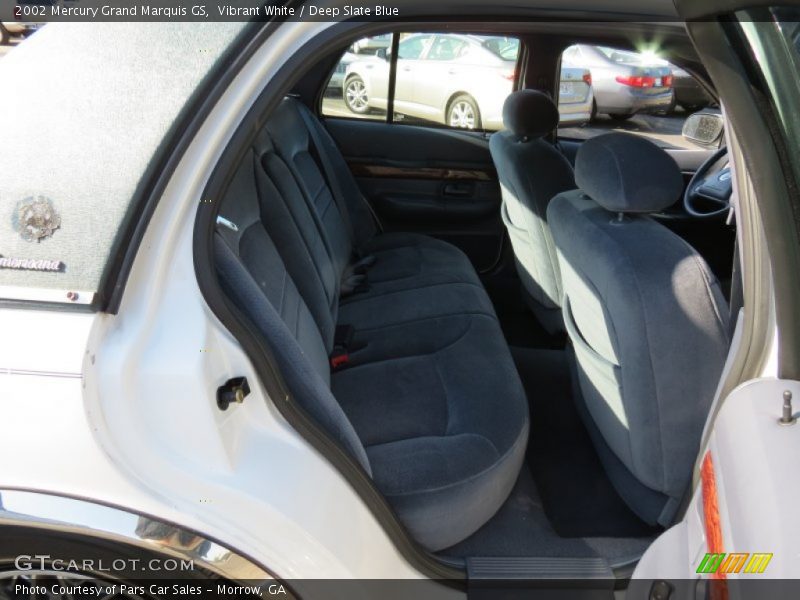 Vibrant White / Deep Slate Blue 2002 Mercury Grand Marquis GS