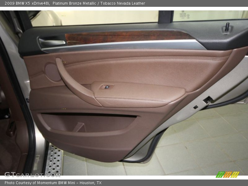 Platinum Bronze Metallic / Tobacco Nevada Leather 2009 BMW X5 xDrive48i