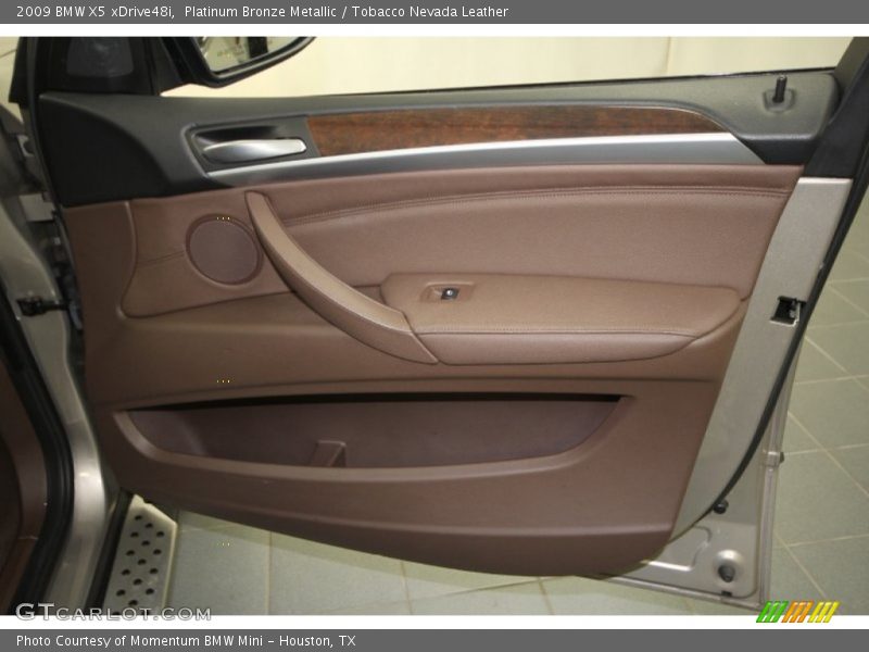 Platinum Bronze Metallic / Tobacco Nevada Leather 2009 BMW X5 xDrive48i