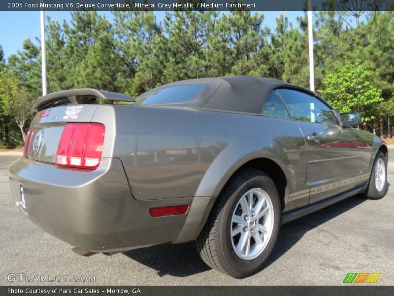 Mineral Grey Metallic / Medium Parchment 2005 Ford Mustang V6 Deluxe Convertible