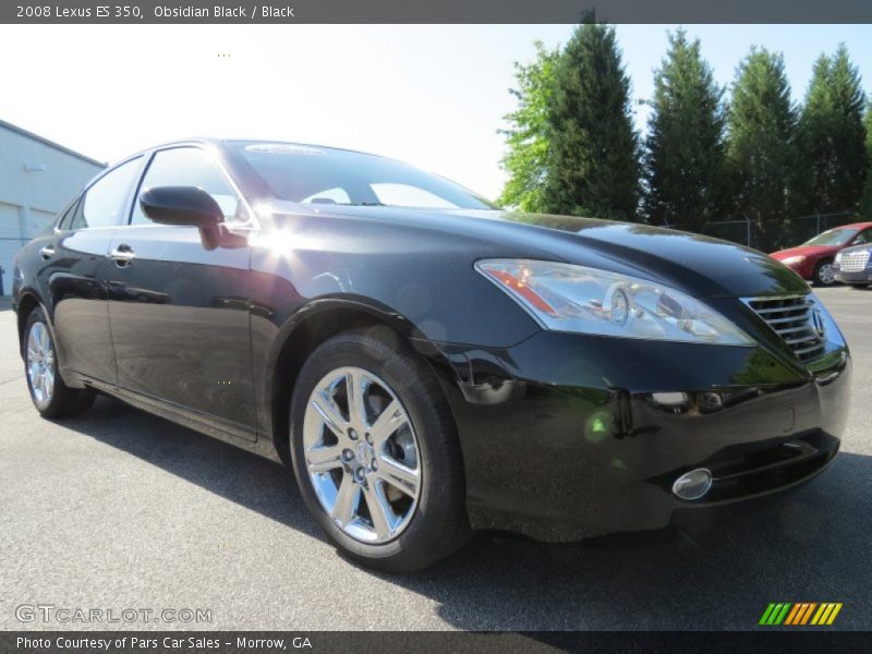 Obsidian Black / Black 2008 Lexus ES 350