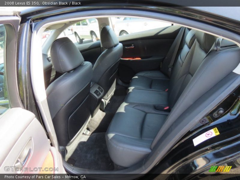 Obsidian Black / Black 2008 Lexus ES 350