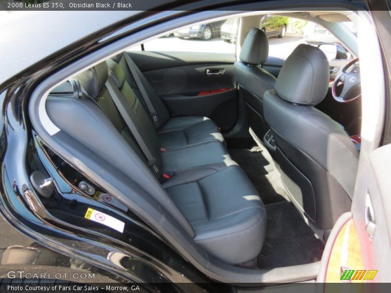 Obsidian Black / Black 2008 Lexus ES 350