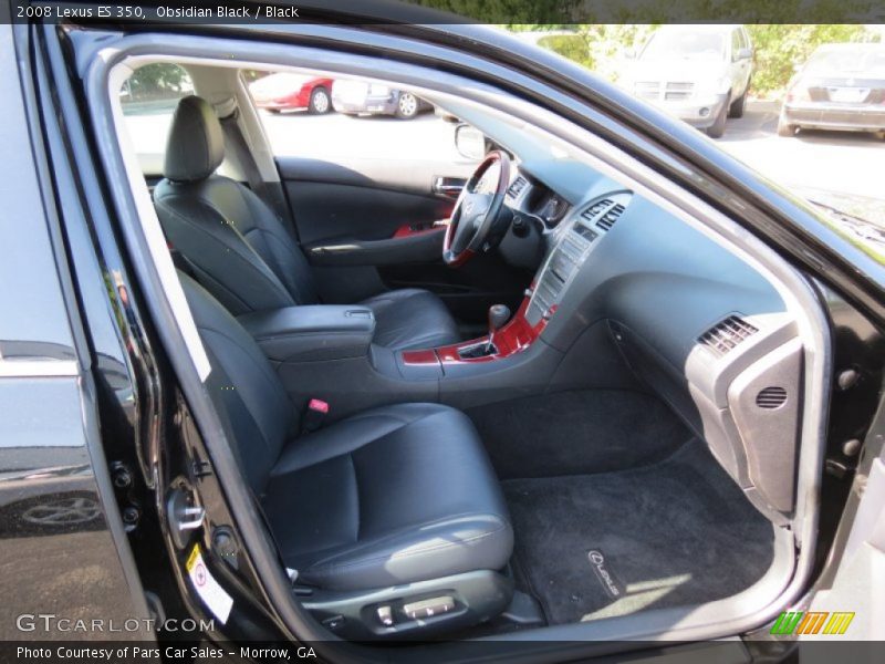 Obsidian Black / Black 2008 Lexus ES 350