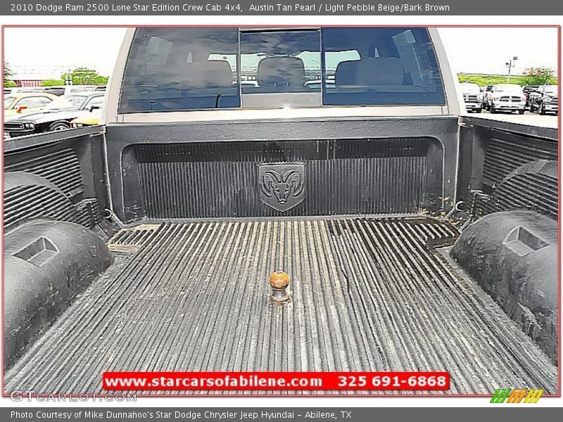 Austin Tan Pearl / Light Pebble Beige/Bark Brown 2010 Dodge Ram 2500 Lone Star Edition Crew Cab 4x4
