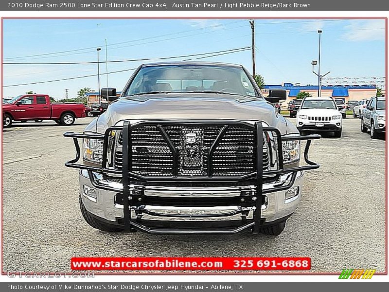Austin Tan Pearl / Light Pebble Beige/Bark Brown 2010 Dodge Ram 2500 Lone Star Edition Crew Cab 4x4