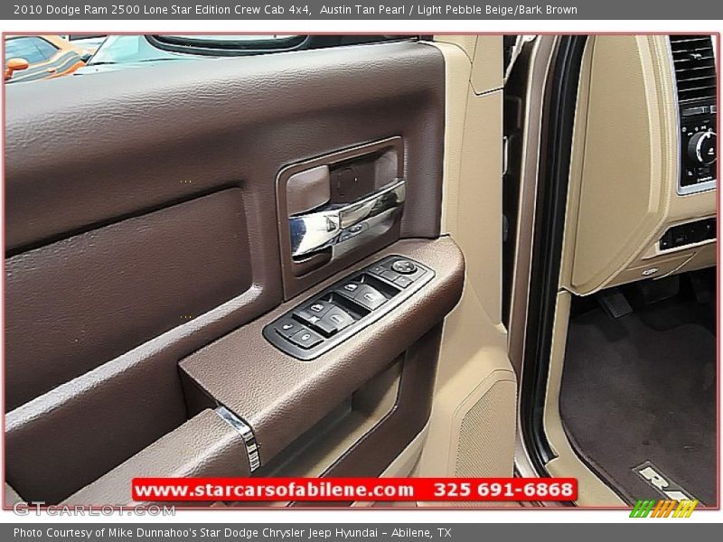 Austin Tan Pearl / Light Pebble Beige/Bark Brown 2010 Dodge Ram 2500 Lone Star Edition Crew Cab 4x4