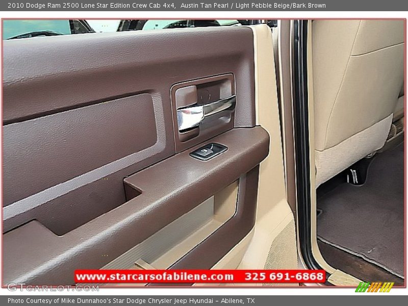 Austin Tan Pearl / Light Pebble Beige/Bark Brown 2010 Dodge Ram 2500 Lone Star Edition Crew Cab 4x4