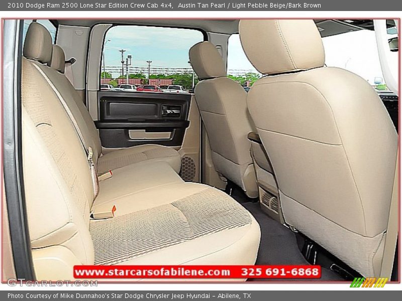Austin Tan Pearl / Light Pebble Beige/Bark Brown 2010 Dodge Ram 2500 Lone Star Edition Crew Cab 4x4