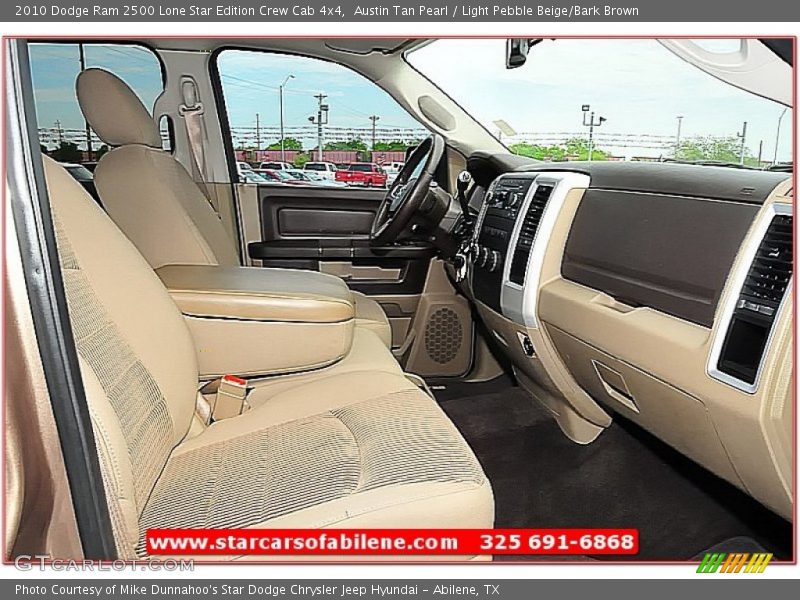 Austin Tan Pearl / Light Pebble Beige/Bark Brown 2010 Dodge Ram 2500 Lone Star Edition Crew Cab 4x4