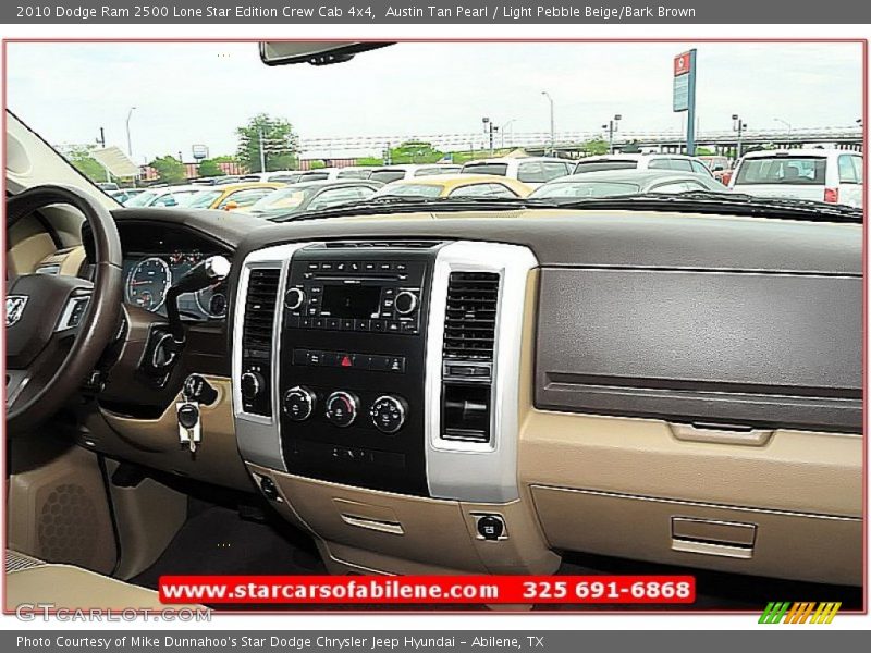 Austin Tan Pearl / Light Pebble Beige/Bark Brown 2010 Dodge Ram 2500 Lone Star Edition Crew Cab 4x4