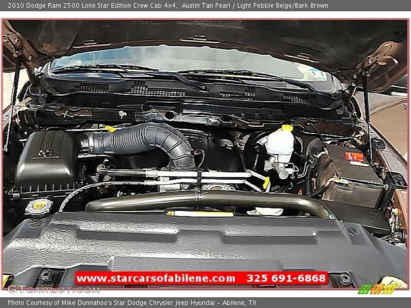 Austin Tan Pearl / Light Pebble Beige/Bark Brown 2010 Dodge Ram 2500 Lone Star Edition Crew Cab 4x4