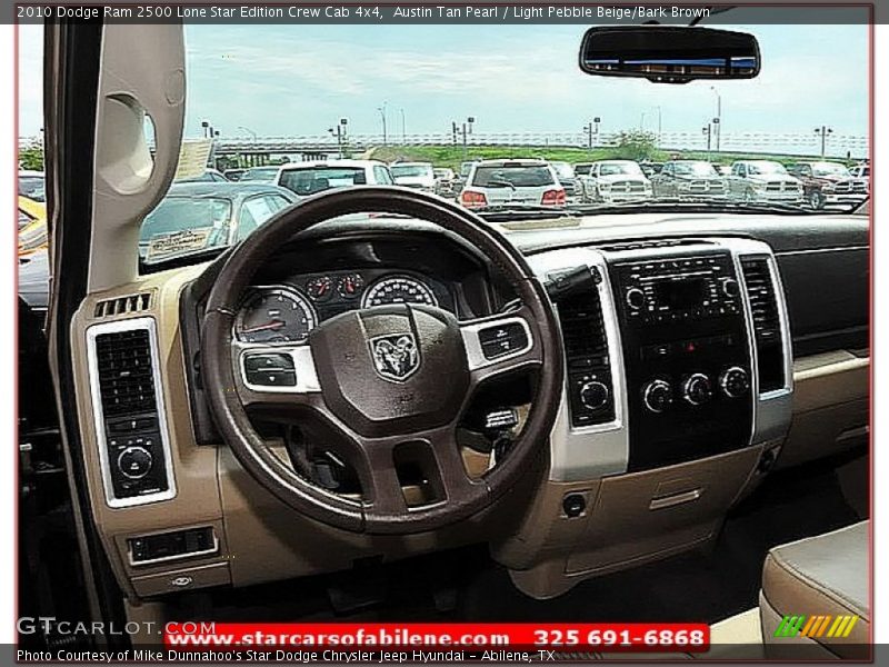 Austin Tan Pearl / Light Pebble Beige/Bark Brown 2010 Dodge Ram 2500 Lone Star Edition Crew Cab 4x4
