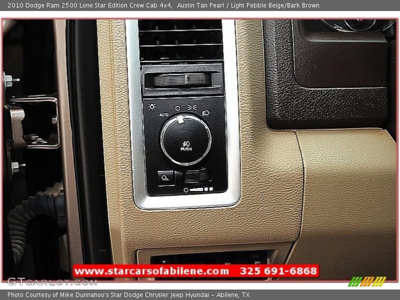 Austin Tan Pearl / Light Pebble Beige/Bark Brown 2010 Dodge Ram 2500 Lone Star Edition Crew Cab 4x4