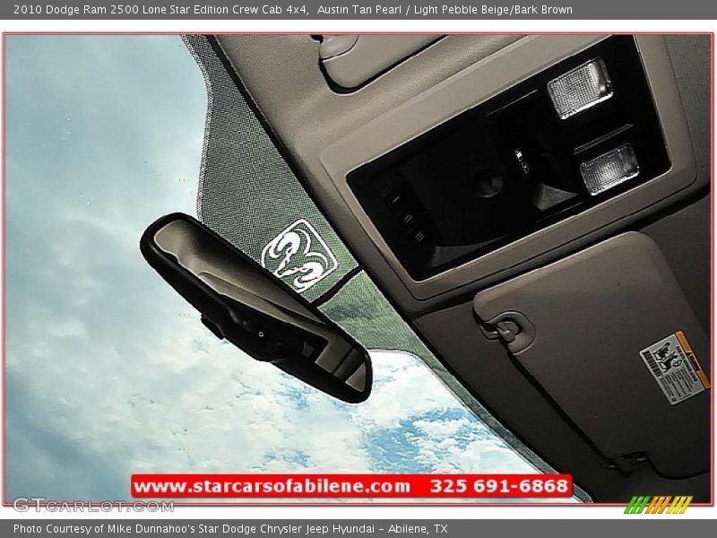 Austin Tan Pearl / Light Pebble Beige/Bark Brown 2010 Dodge Ram 2500 Lone Star Edition Crew Cab 4x4