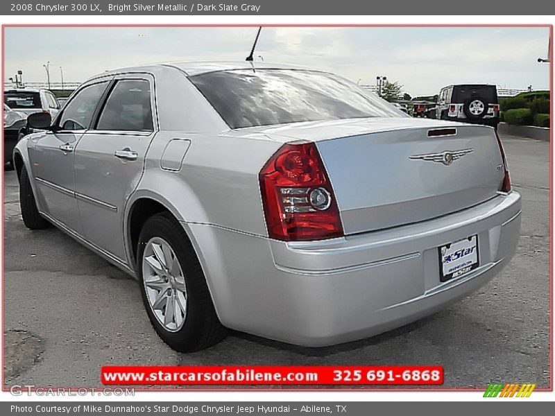 Bright Silver Metallic / Dark Slate Gray 2008 Chrysler 300 LX