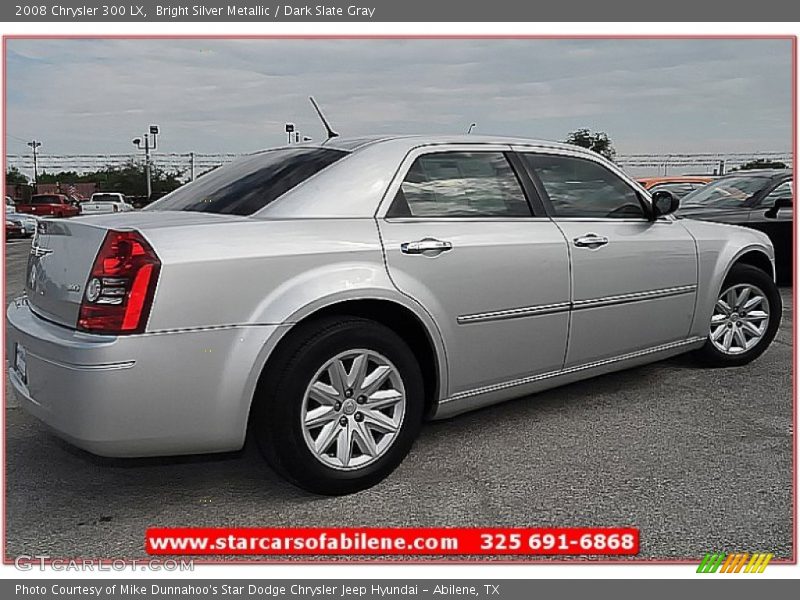 Bright Silver Metallic / Dark Slate Gray 2008 Chrysler 300 LX
