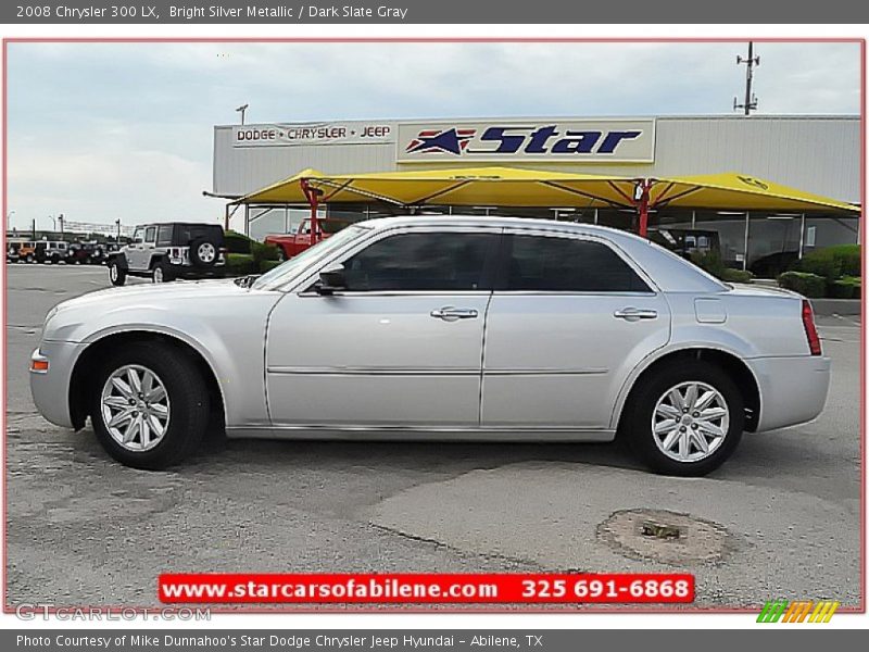 Bright Silver Metallic / Dark Slate Gray 2008 Chrysler 300 LX