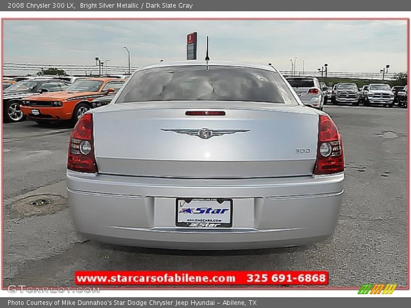 Bright Silver Metallic / Dark Slate Gray 2008 Chrysler 300 LX