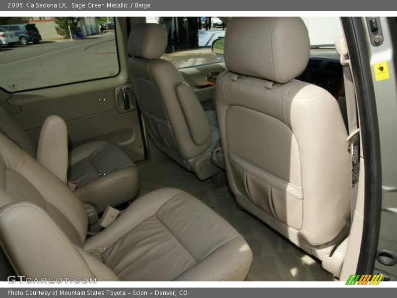 Sage Green Metallic / Beige 2005 Kia Sedona LX