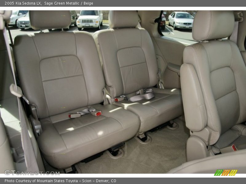 Sage Green Metallic / Beige 2005 Kia Sedona LX