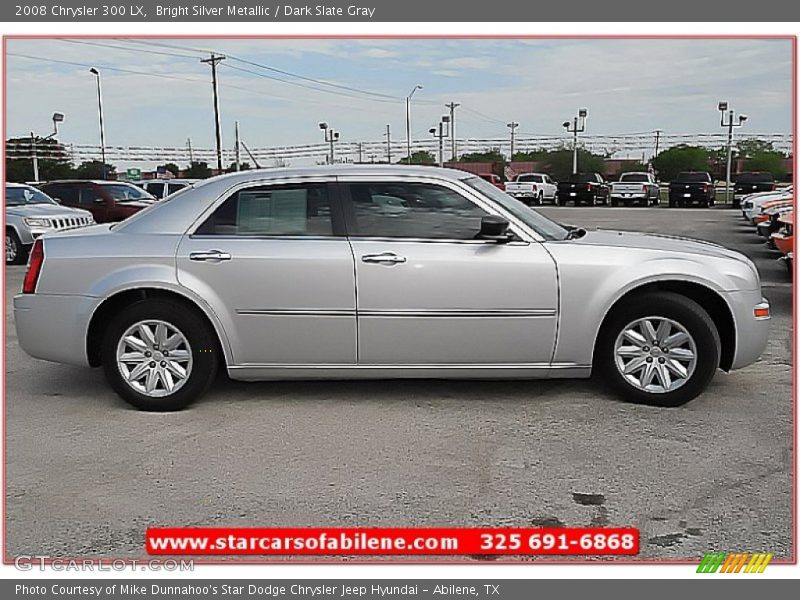 Bright Silver Metallic / Dark Slate Gray 2008 Chrysler 300 LX
