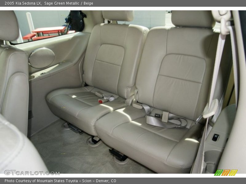 Sage Green Metallic / Beige 2005 Kia Sedona LX