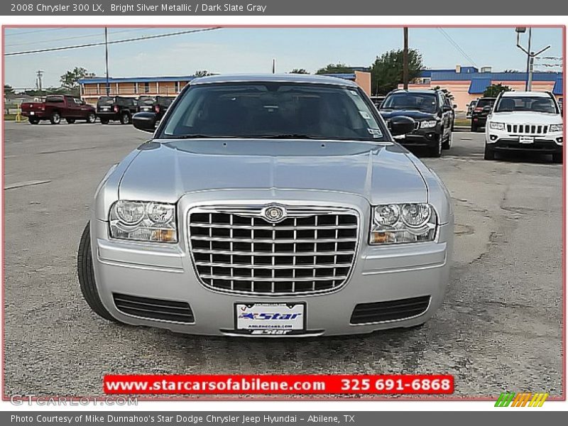 Bright Silver Metallic / Dark Slate Gray 2008 Chrysler 300 LX