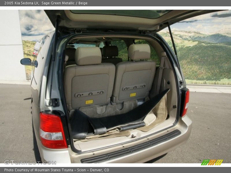 Sage Green Metallic / Beige 2005 Kia Sedona LX