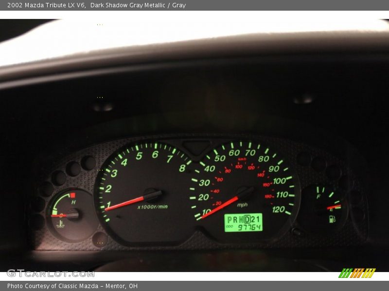 Dark Shadow Gray Metallic / Gray 2002 Mazda Tribute LX V6