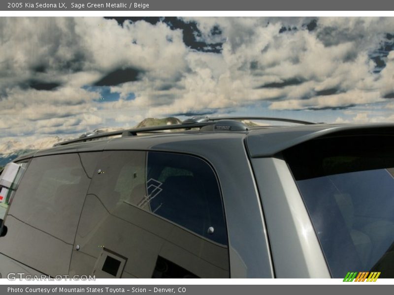 Sage Green Metallic / Beige 2005 Kia Sedona LX