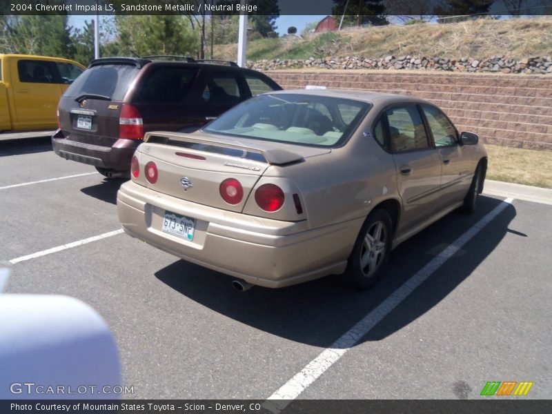 Sandstone Metallic / Neutral Beige 2004 Chevrolet Impala LS