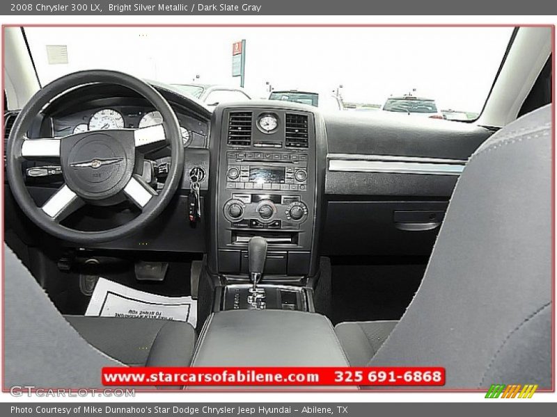 Bright Silver Metallic / Dark Slate Gray 2008 Chrysler 300 LX