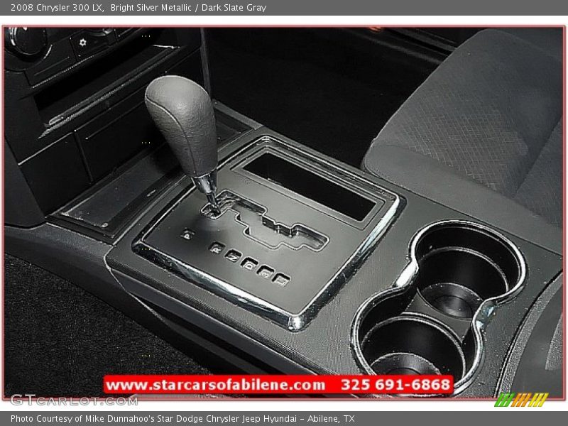 Bright Silver Metallic / Dark Slate Gray 2008 Chrysler 300 LX