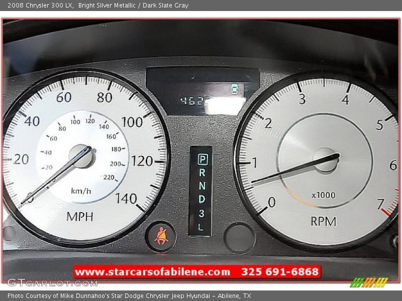 Bright Silver Metallic / Dark Slate Gray 2008 Chrysler 300 LX