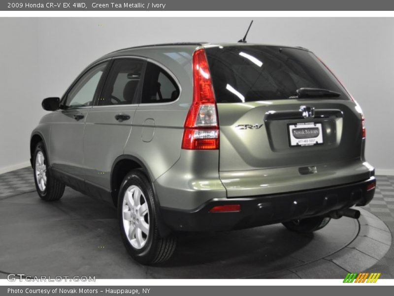 Green Tea Metallic / Ivory 2009 Honda CR-V EX 4WD