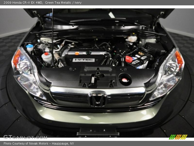 Green Tea Metallic / Ivory 2009 Honda CR-V EX 4WD