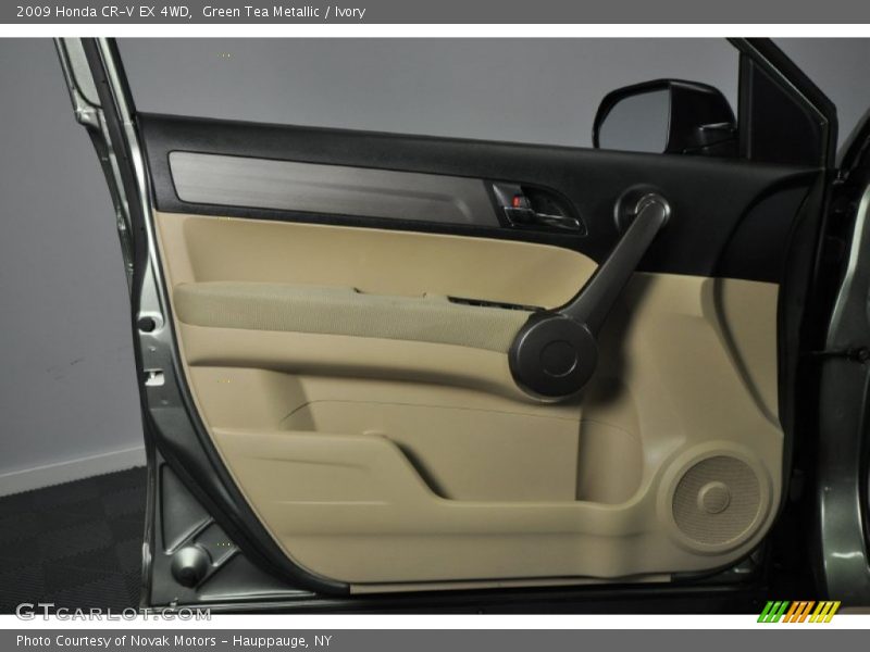 Green Tea Metallic / Ivory 2009 Honda CR-V EX 4WD