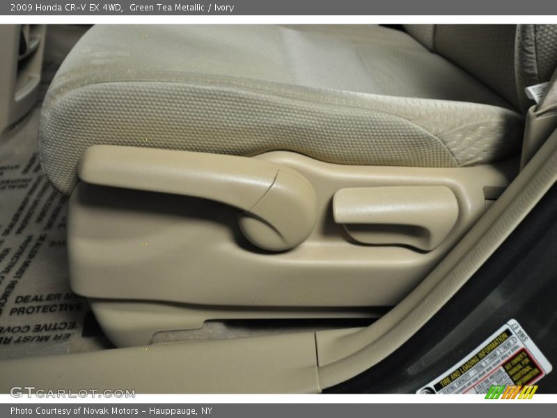 Green Tea Metallic / Ivory 2009 Honda CR-V EX 4WD