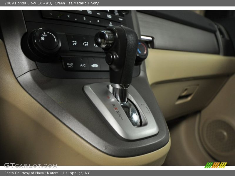 Green Tea Metallic / Ivory 2009 Honda CR-V EX 4WD